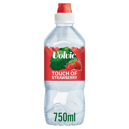 Volvic Touch of Fruit - Strawberry 750ml Sports Cap