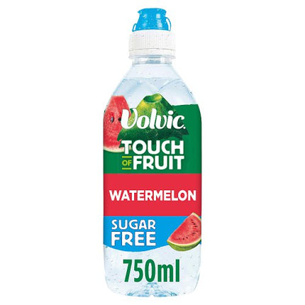 Volvic Touch of Fruit - Sugar Free Watermelon 750ml Sports Cap