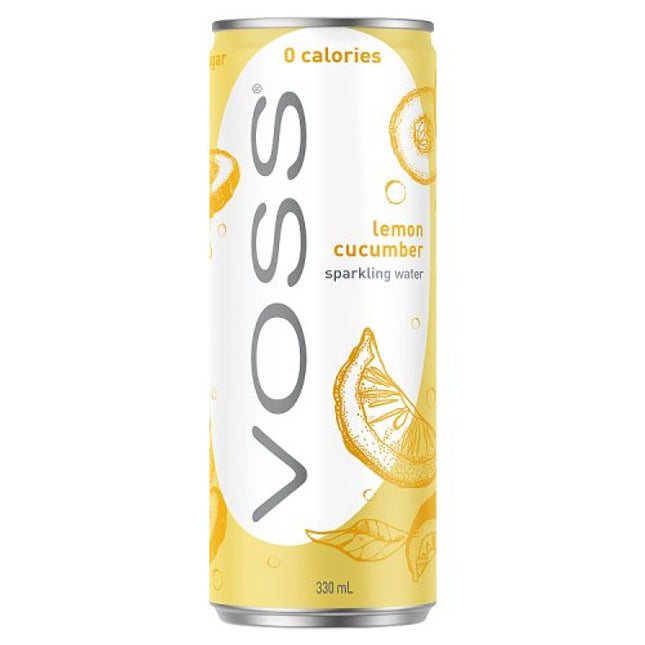 Voss Lemon & Cucumber 10pk 330ml