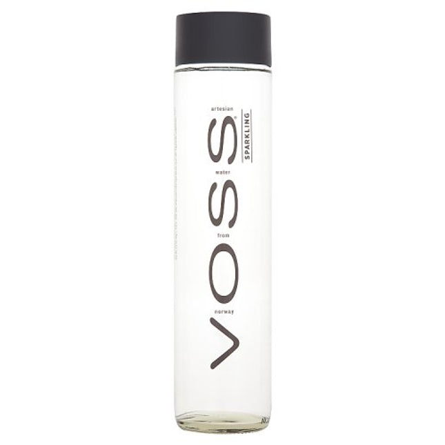 Voss Water Sparkling 800ml Glass