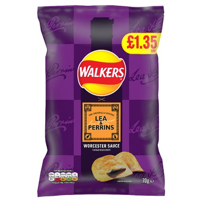 Walkers Lea & Perrins Worcester Sauce 70g £1.35