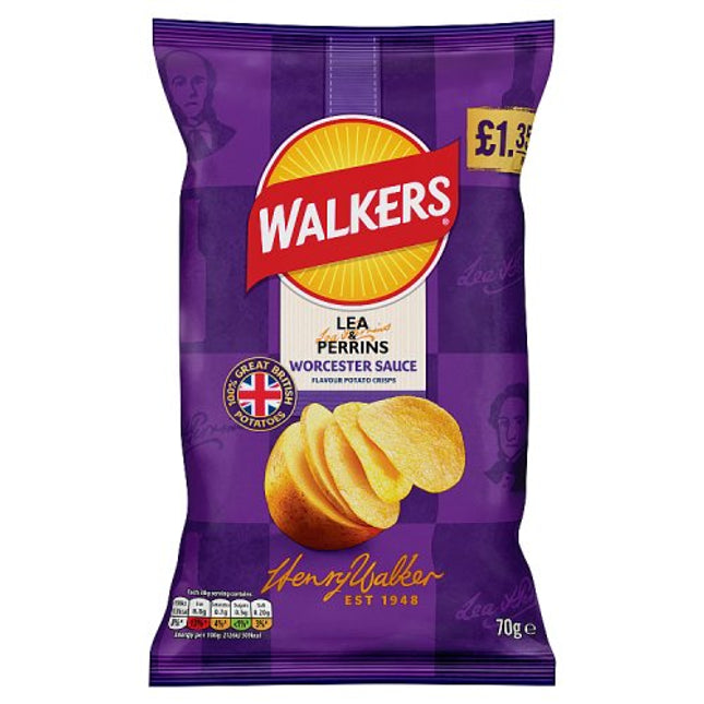 Walkers Lea & Perrins Worcester Sauce 70g £1.35