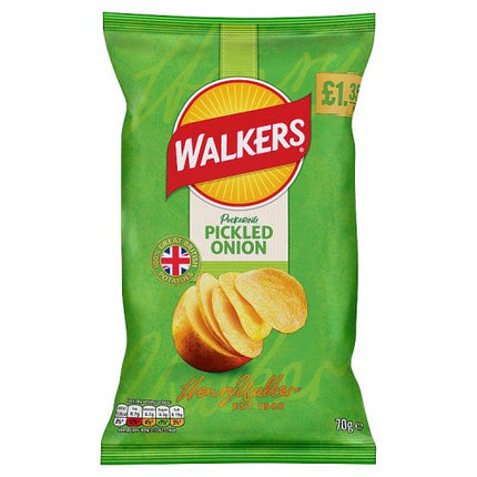 Walkers Pickled Onion 70g £1.35