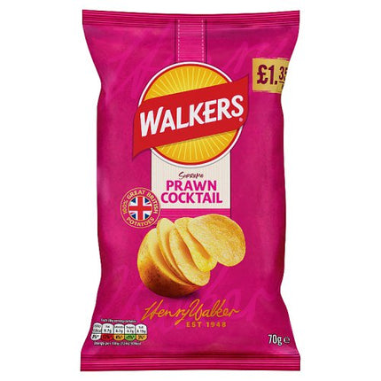 Walkers Prawn Cocktail PMP £1.35 70g