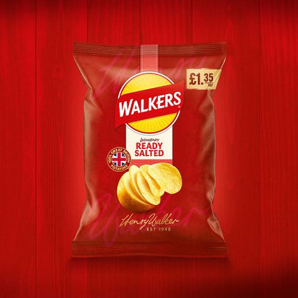 Walkers Ready Salted £1.35 70g