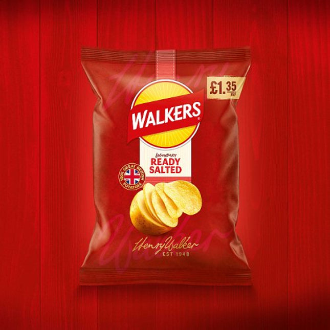 Walkers Ready Salted £1.35 70g