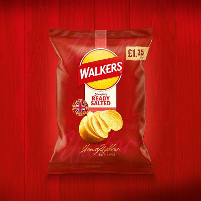Walkers Ready Salted £1.35 70g