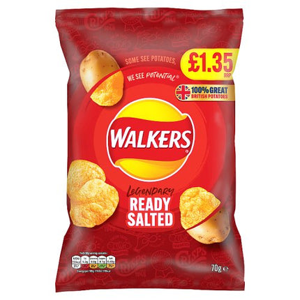 Walkers Ready Salted £1.35 70g