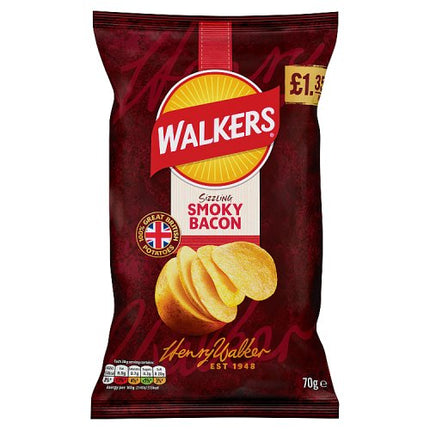 Walkers Smokey Bacon 70g £1.35