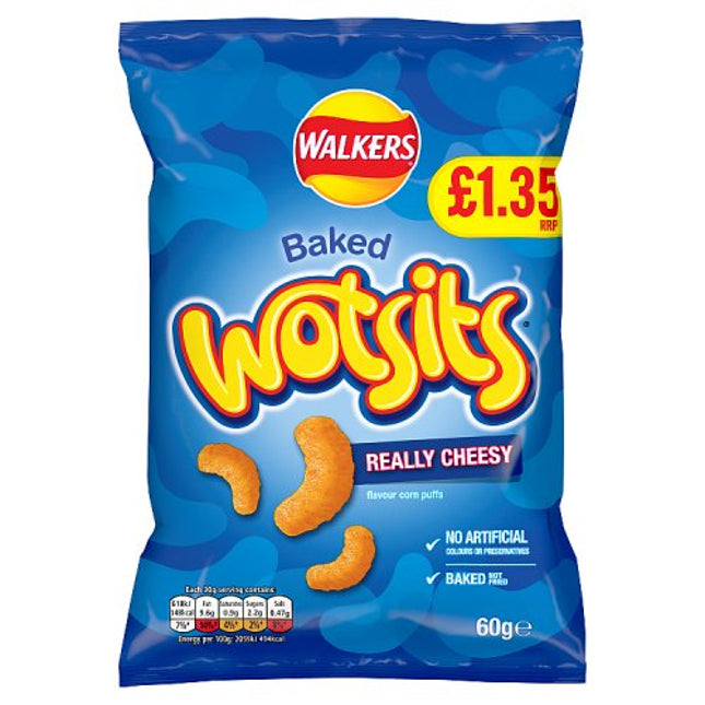 Walkers Wotsits Cheese 48g £1.35