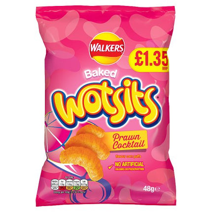 Walkers Wotsits Prawn Cocktail 48g £1.35