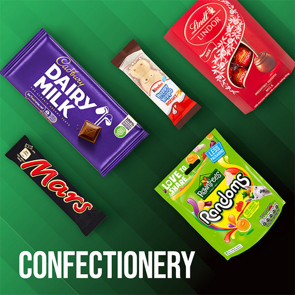 Range of Confectionery available for wholesale distribution