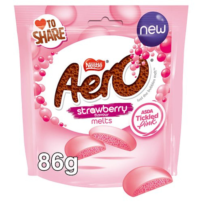 Aero Strawberry Melts Pouch 86g