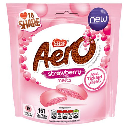 Aero Strawberry Melts Pouch 86g