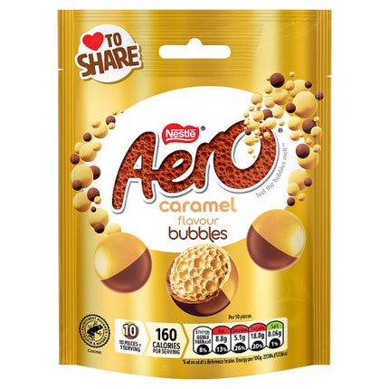 Aero Bubbles Caramel Pouch 92g