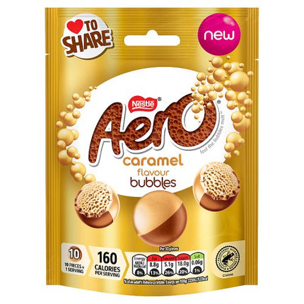 Aero Bubbles Caramel Pouch 92g