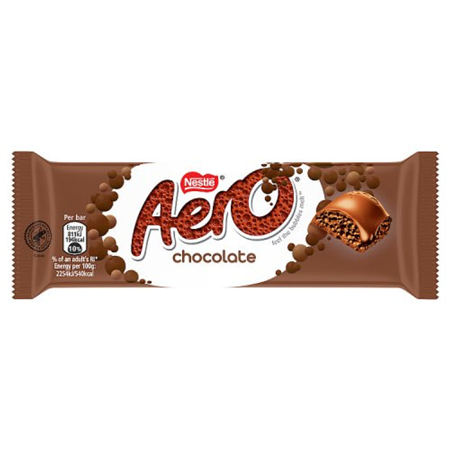 Aero Bubbly Milk Chocolate Bar 36g