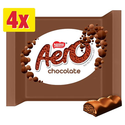 Aero Purely Chocolate Bar 4 Pack (4x27g)