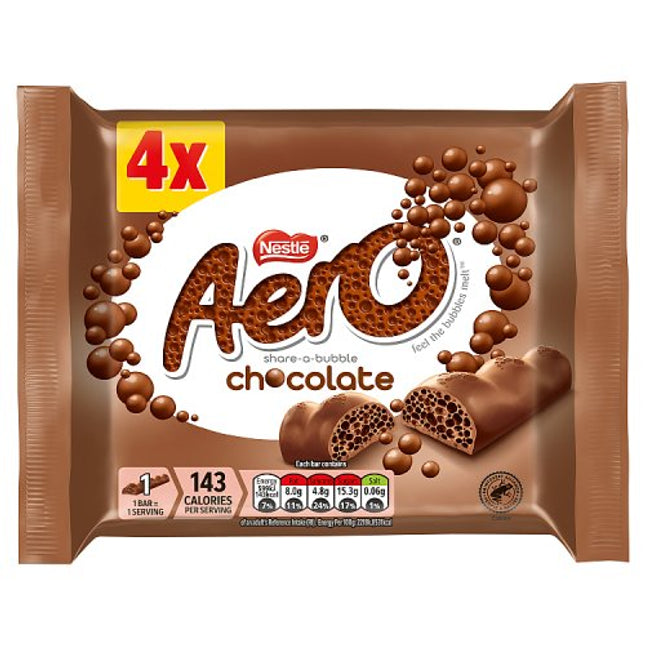 Aero Purely Chocolate Bar 4 Pack (4x27g)