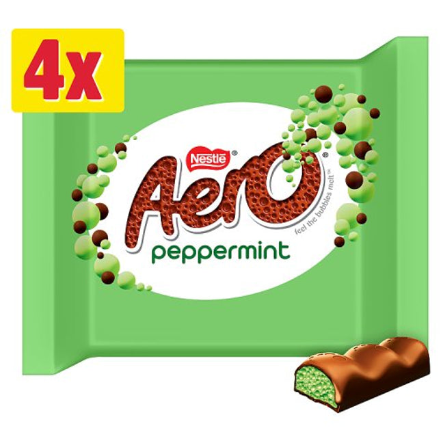 Aero Delightful Peppermint Bar 4 Pack (4x27g)