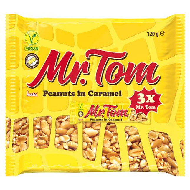 Mr Tom Peanut Bar 3 Pack 120g