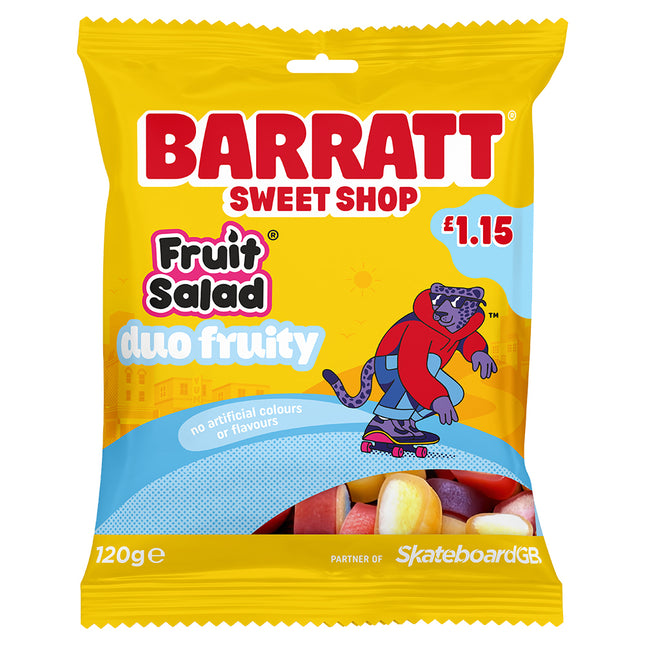 Barratts Fruit Salad Duo Fruity 120g £1.15