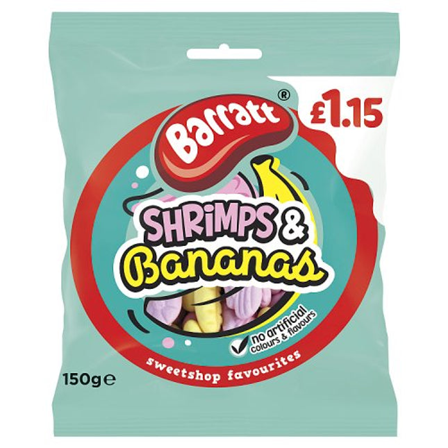 Barratt Shrimps & Bananas 150g £1.15