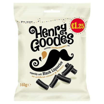 Henry Goodes Soft Liquorice 140g £1.25