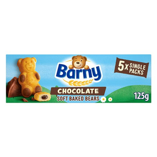 Barny Chocolate Soft Baked Bears 5 Pack 125g
