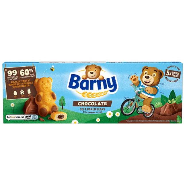 Barny Chocolate Soft Baked Bears 5 Pack 125g