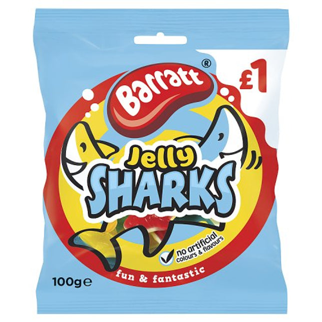 Barratt Fun & Fantastic Jelly Sharks 100g £1