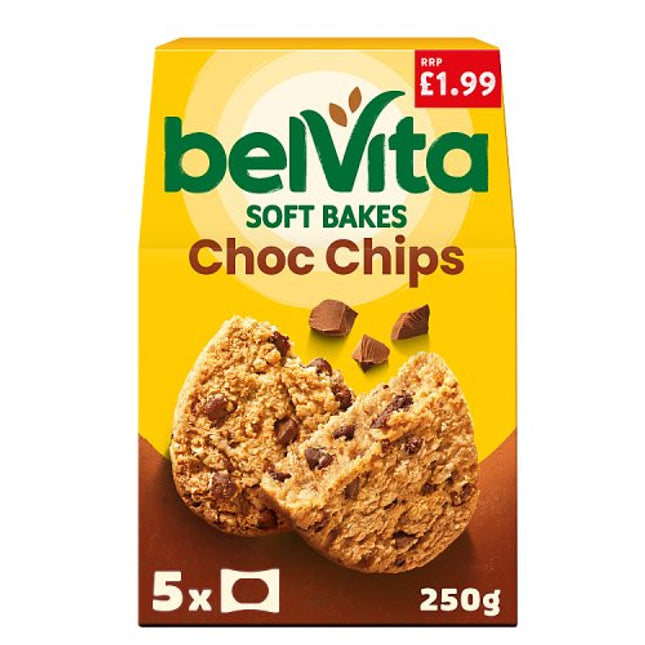 Belvita Soft Bakes Chocolate Chip PMP £1.99  250g