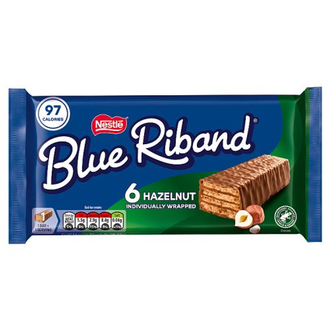Blue Riband Hazelnut 6 Pack (6x18g)