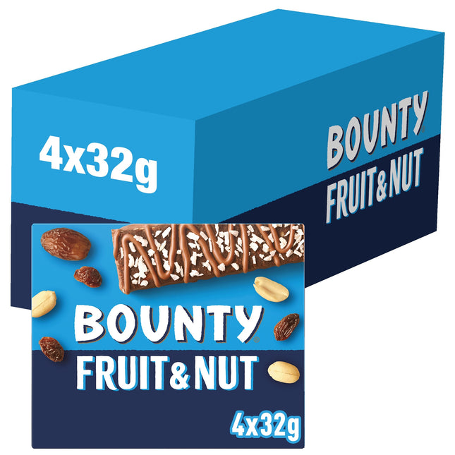 Bounty Triple Treat Fruit & Nut Milk Choc 40g