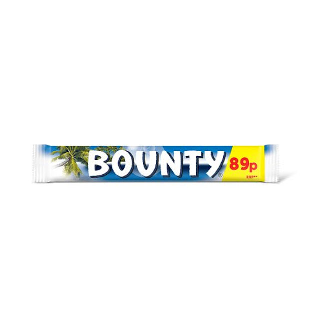 Bounty Coconut Milk Choc Duo Bar 57g 89p