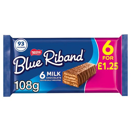 Blue Riband Original 6 Pack 108g £1.25