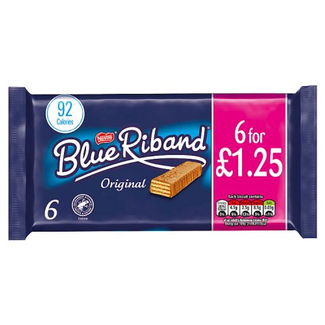 Blue Riband Original 6 Pack 108g £1.25