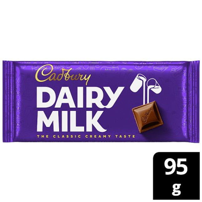 Cadbury Dairy Milk Chocolate Bar 95g