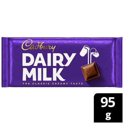 Cadbury Dairy Milk Chocolate Bar 95g