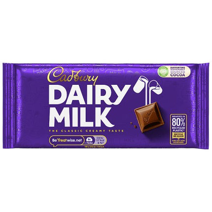 Cadbury Dairy Milk Chocolate Bar 95g