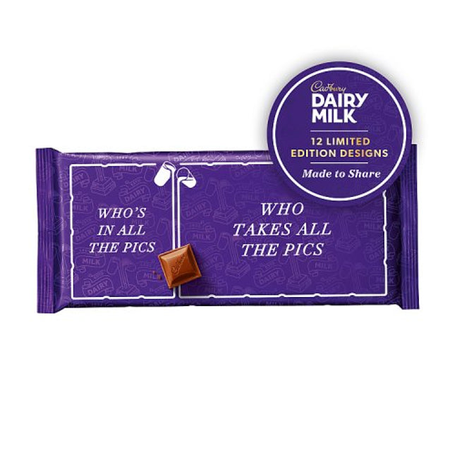Cadbury Dairy Milk Chocolate Bar 180g