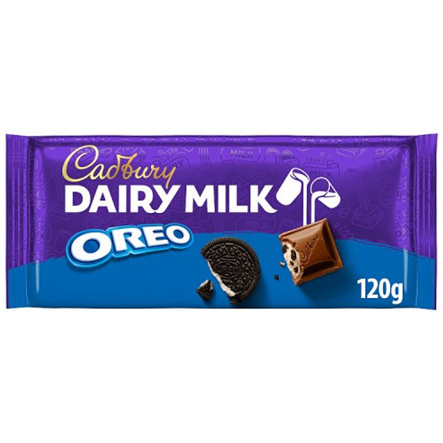 Cadbury Dairy Milk with Oreo Chocolate Block 120g