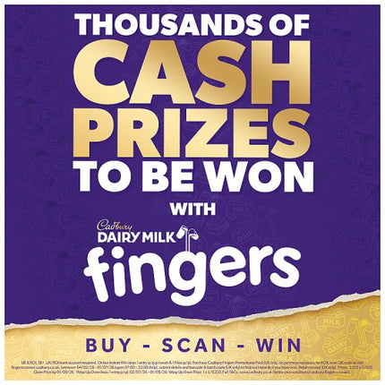 Cadbury Dairy Milk Fingers Milk Chocolate Biscuits 189g