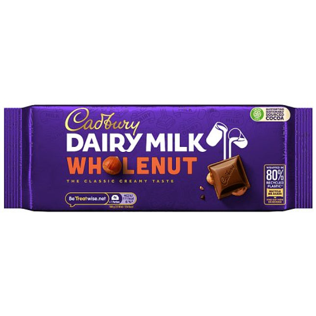 Cadbury Dairy Milk Wholenut Block 180g