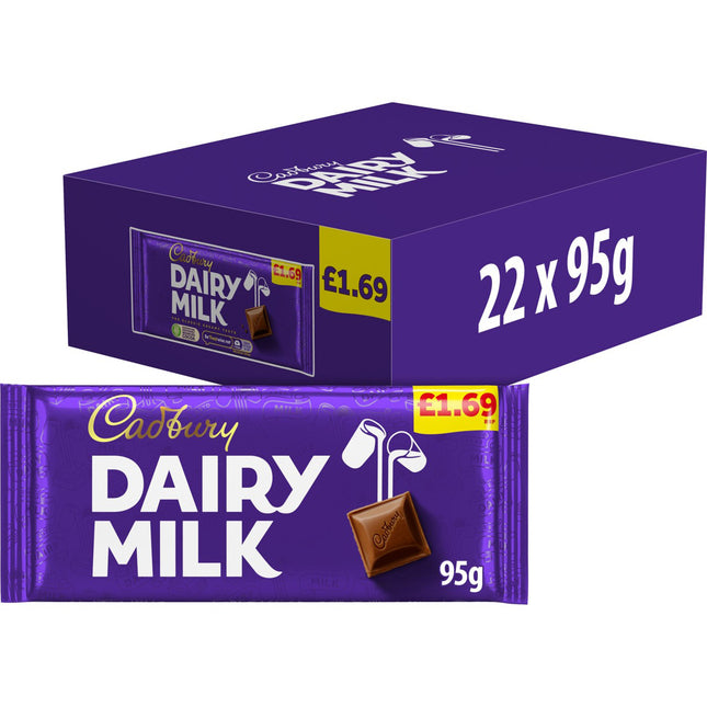 Cadbury Dairy Milk Block Bar 120g £1.69
