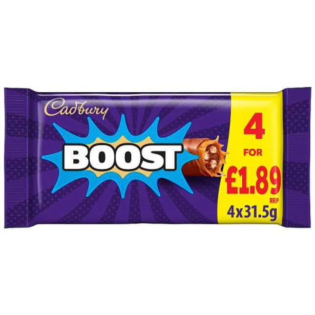 Cadbury Boost 4pk 126g £1.89
