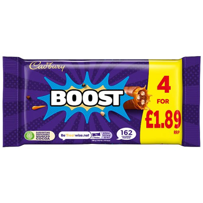 Cadbury Boost 4pk 126g £1.89