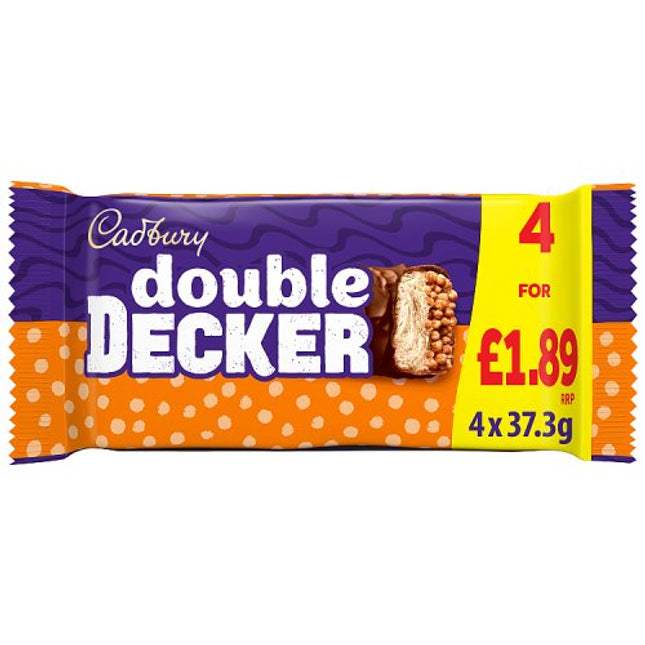 Cadbury Double Decker 4 Pack 149.2g £1.89