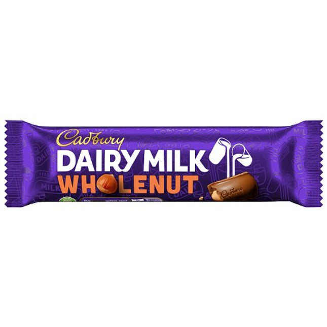 Cadbury Dairy Milk Whole Nut Chocolate Bar 45g