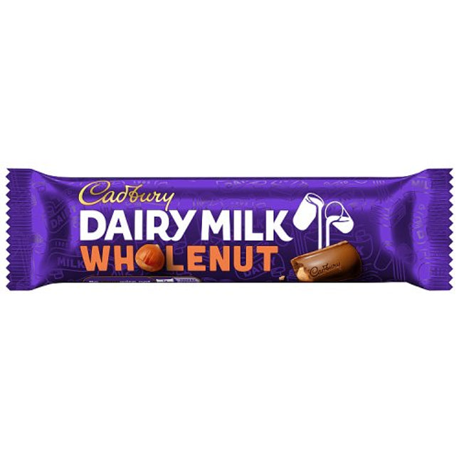 Cadbury Dairy Milk Whole Nut Chocolate Bar 45g